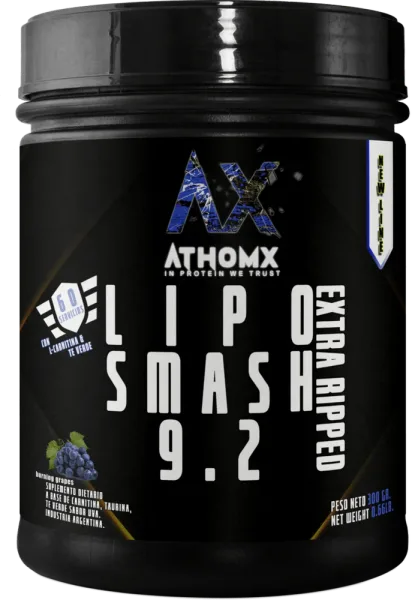 Lipo Smash 9.2 Ripped AthomX Quemador de Grasas Premium 300 Gr