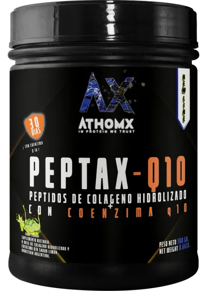 PeptaX Peptidos Colageno Hidrolizado con Coenzima Q10 AthomX 30 dias