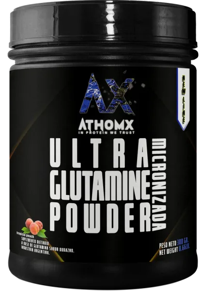 Ultra Glutamine Powder Micronized AthomX 60 Servings 300 Gr