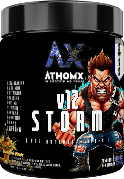 V12 Storm Pre Workout 300 Gr Pineapple Punch