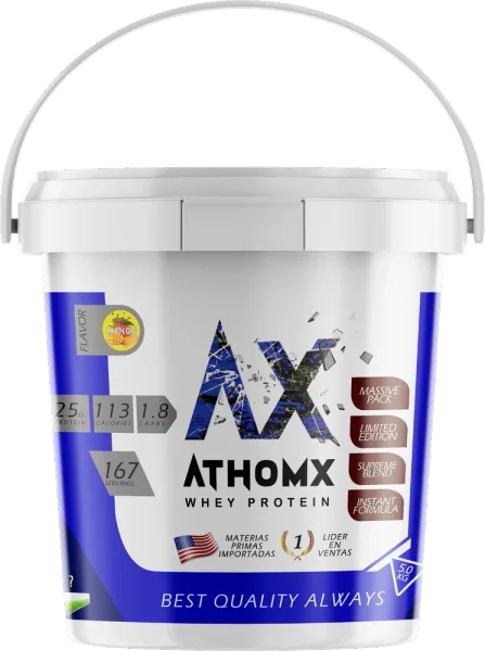Whey Protein 80% Concentrada Balde 5 Kg