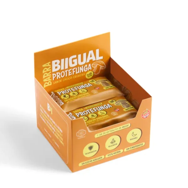 Barra Proteica con Reishi Sin Azúcar Sabor Choco (15g Proteína)