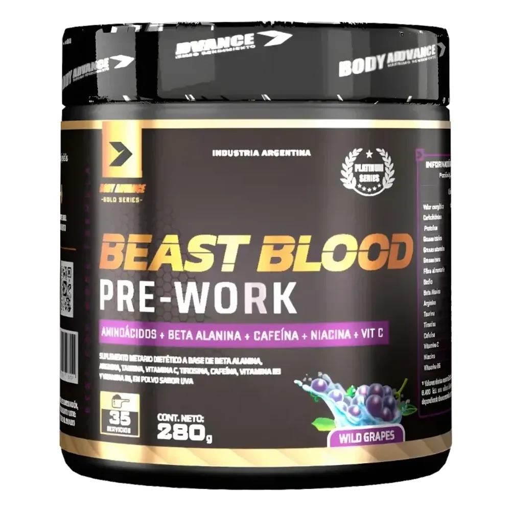 BEAST BLOOD - PRE ENTRENO - UVA