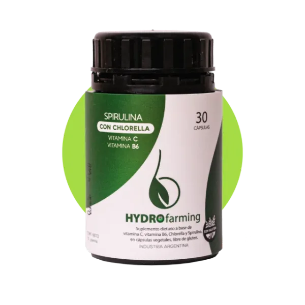 Spirulina con Chlorella, Vit C y Vit B6