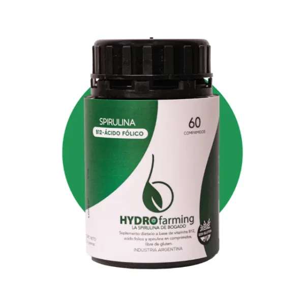 Spirulina Vitamina B12 y Ácido Fólico