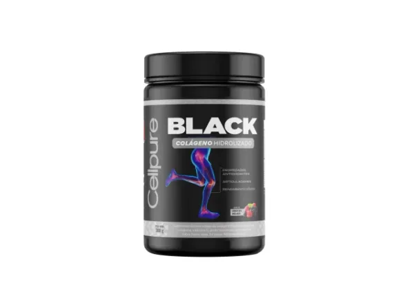 Colágeno Hidrolizado BLACK - 300g Sabor Frutos Rojos