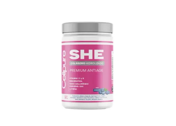 Colágeno Hidrolizado SHE Antiage - 300g Sabor Arándanos