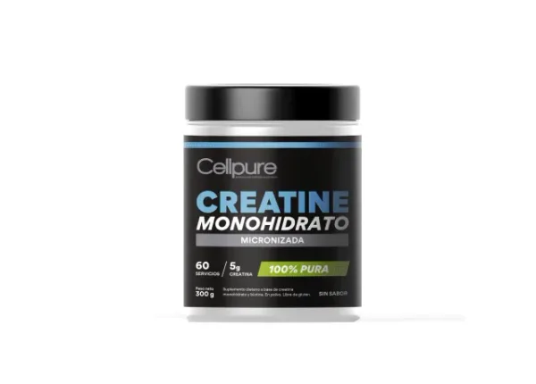 Creatina Monohidrato Micronizada - 300g Sin Sabor (Pura)
