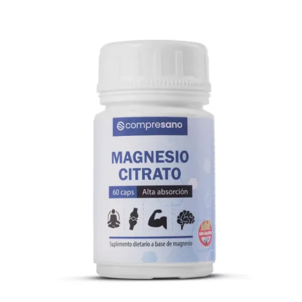 Citrato de Magnesio 60 cápsulas