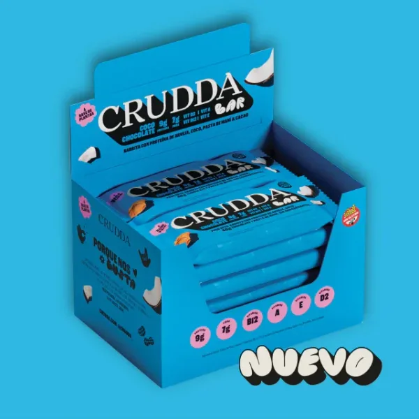 CRUDDA BAR Coco Chocolate - 10 barritas