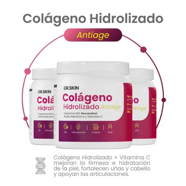 Colágeno Hidrolizado + Resveratrol Antiage