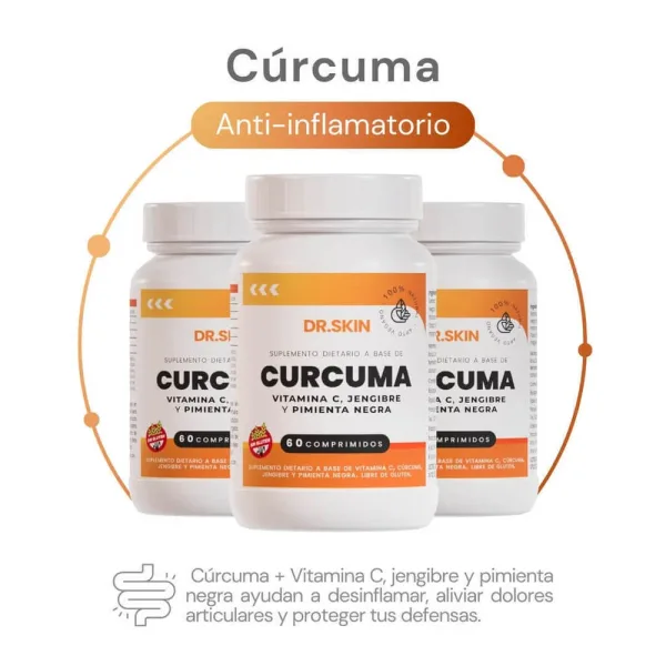 Cúrcuma + Jengibre + Pimienta Negra