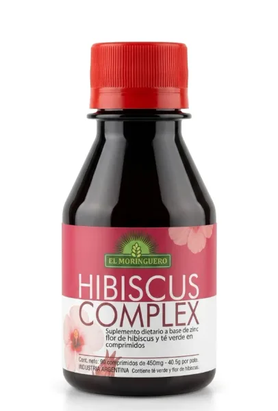 Comprimidos de Hibiscus, Te verde y Zinc x 90