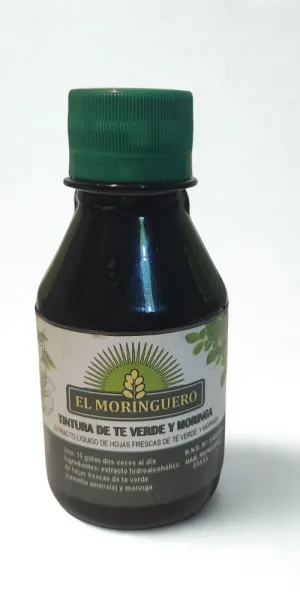 Tintura Madre de Moringa con Té Verde x 120ml