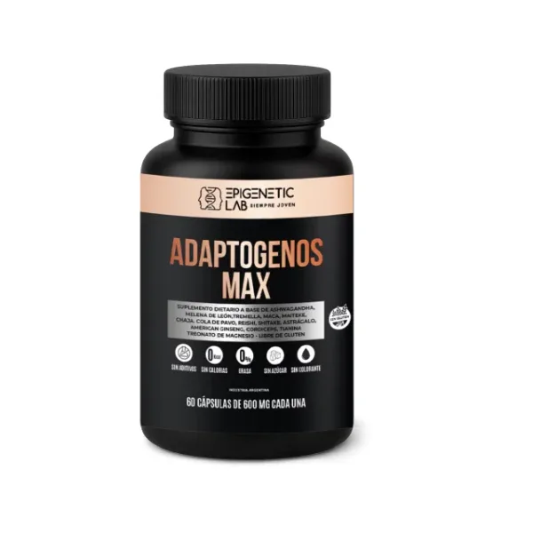 ADAPTOGENOS MAX X 100 CAPSULAS SIN TACC