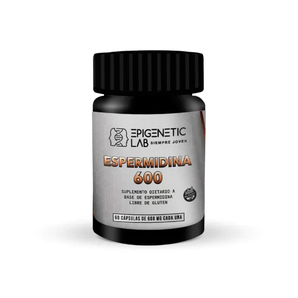 Espermidina 600 x 60 Capsulas de 600 mg sin TACC Longevidad - Epigenetic Lab Mayoristas