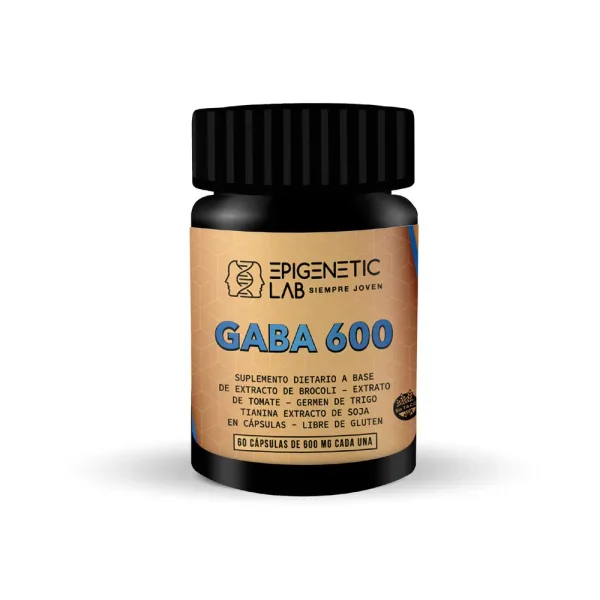 Gaba 600 x 60 Capsulas - Epigenetic Lab Mayoristas
