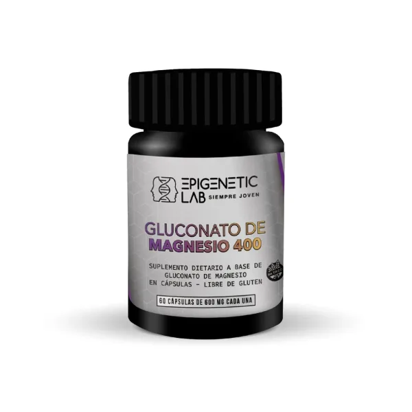 GLUCONATO DE MAGNESIO 400 x 60 capsulas - EPIGENETIC LAB MAYORISTAS