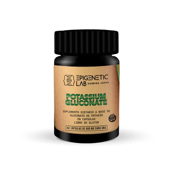 GLUCONATO DE POTASIO PURO X 60 CAPSULAS DE 600 MG SIN TACC