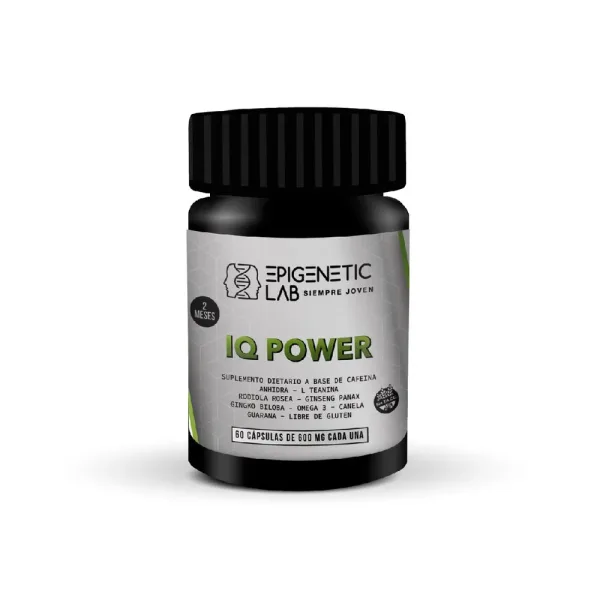IQ POWER NEUROTRANSMISOR POTENCIA LA CONCENTRACION X 60 CAPSULAS DE 600 MG SIN TACC