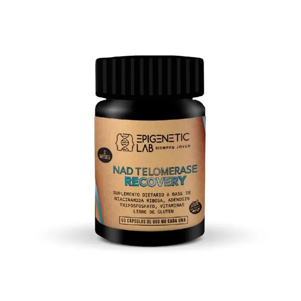 NAD RECOVERY TELOMERASE RECOVERY X 60 CAPSULAS DE 600 MG SIN TACC