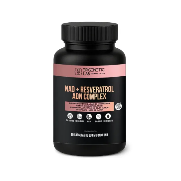 NAD + RESVERATROL ADN COMPLEX x 60 caps
