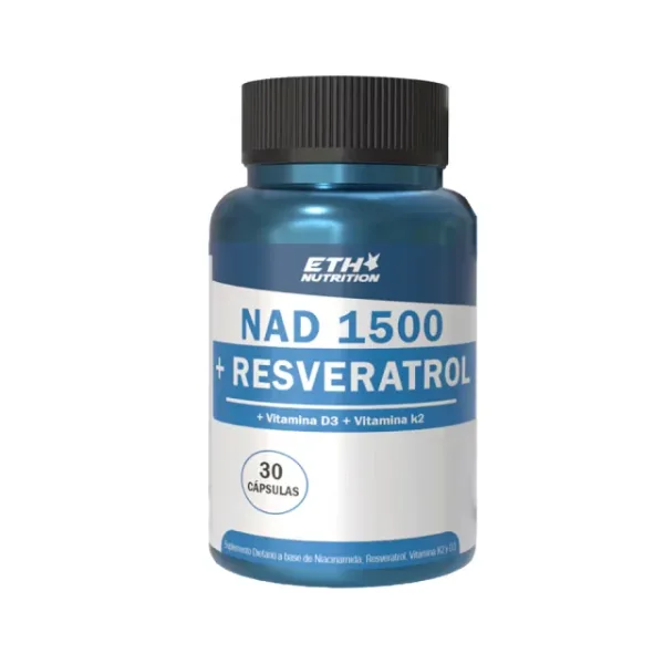 Nad+ Resveratrol 1500 Con K2 Y D3 Premium