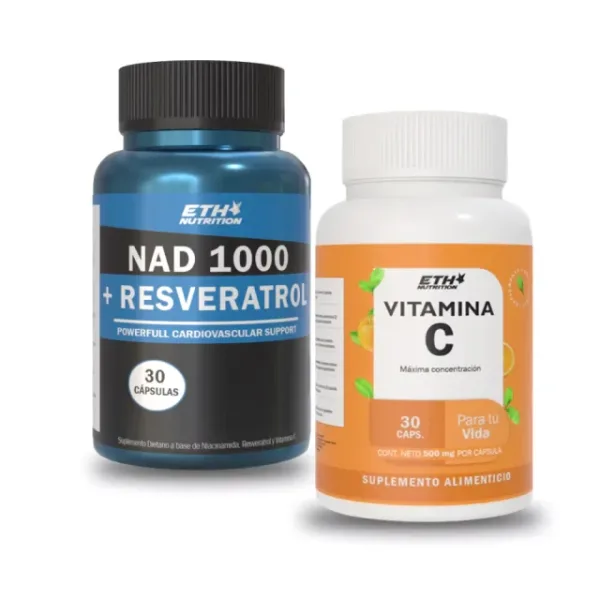 NAD + Resveratrol + Vitamina C