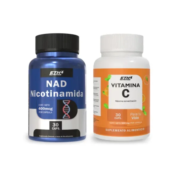 Nicotinamida + Vitamina C Piel y Energía