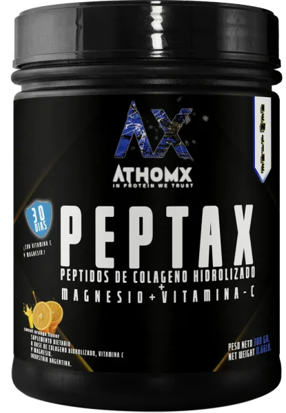 PeptaX Peptidos Colageno Hidrolizado con Magnesio y Vitamina C AthomX 30 dias