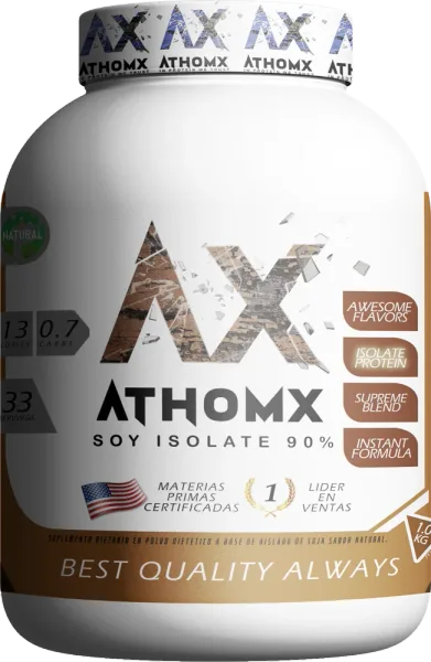 Proteìna de Soja Aislada AthomX 90% Sabores