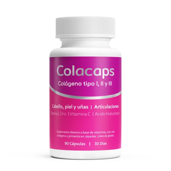 Colacaps - Colágeno Hidrolizado tipo 1, 2 y 3 en Cápsulas