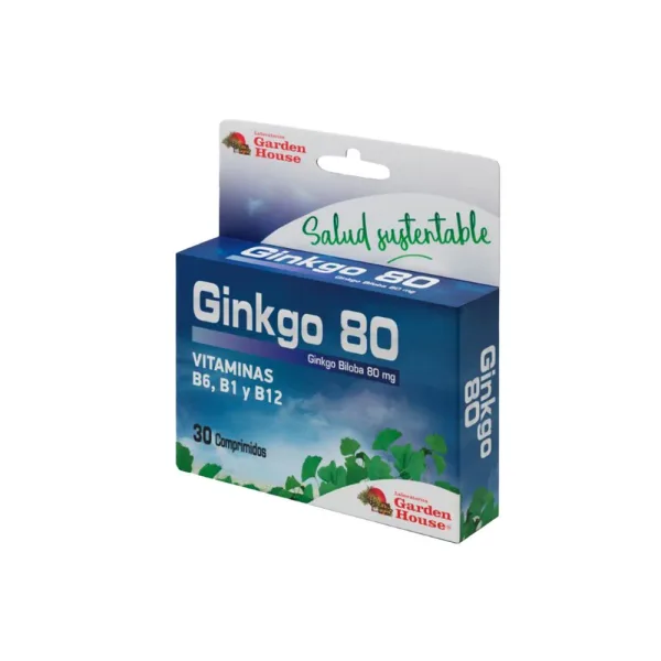 Ginkgo Biloba 80mg Garden House x 30 comp