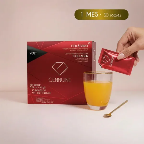 Colágeno Bebible con Ginseng, Guaraná y Ginkgo Biloba para Energía, Vitalidad y Rendimiento