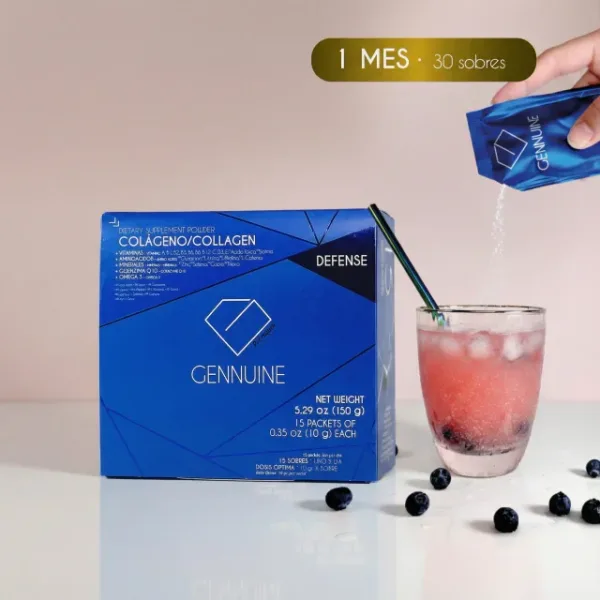 Colágeno con 22 activos: Vitaminas, Minerales y Omega 3 para Sistema Inmune, Regeneración y Recuperación