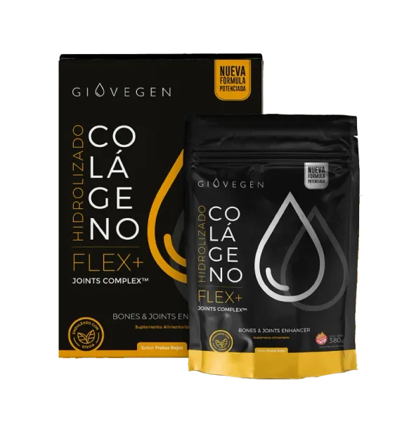 Giovegen FLEX+ | Colágeno Bebible Premium para Articulaciones y Huesos
