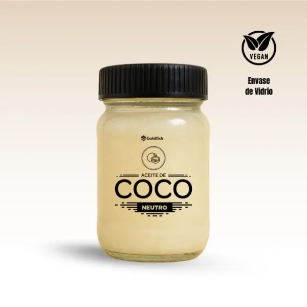 Aceite de Coco Neutro Vidrio x 350 ml