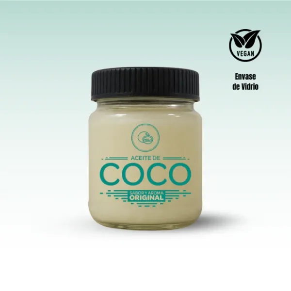 Aceite de Coco Virgen Vidrio x 180 ml