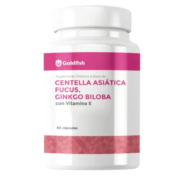 Centella Asiatica, Fucus, Ginkgo Biloba x 30 Capsulas