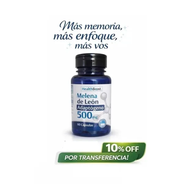 Melena De León 500 Mg 60 Cápsulas