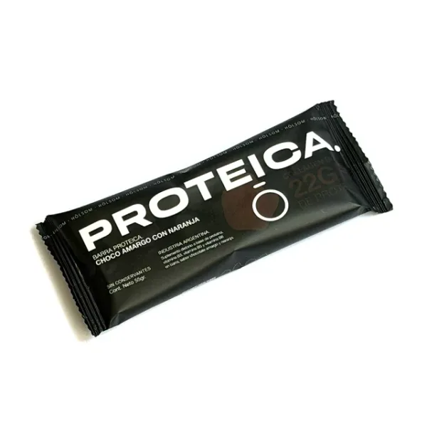 Barra Proteica Choco Amargo con Naranja