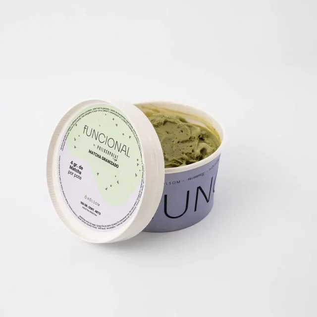 Helado Funcional Matcha Granizado
