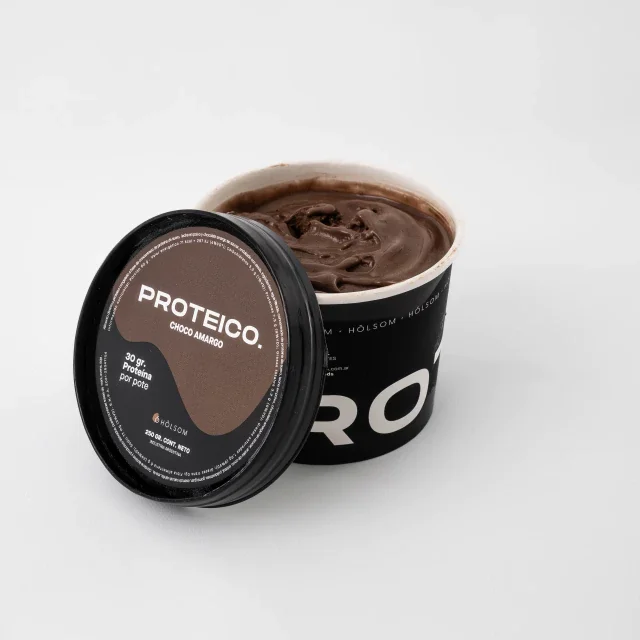Helado Proteico Chocolate Amargo