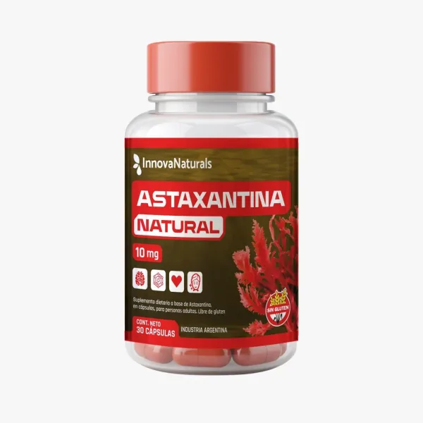 Astaxantinas 10mg x 30 cap.