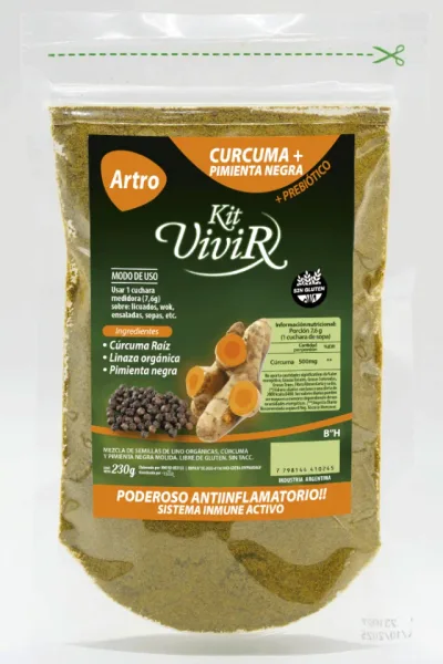 LÍNEA DETOX ARTRO CÚRCUMA + PIMIENTA NEGRA