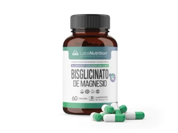 Bisglicinato de Magnesio 500 mg (60 capsulas)