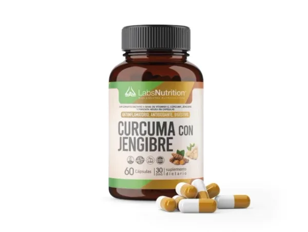 Cúrcuma Activada con Jengibre (60 capsulas)