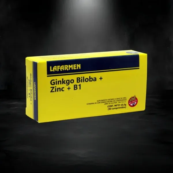 GINKGO BILOBA + ZINC + B1