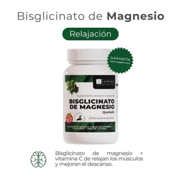 Bisglicinato de Magnesio Quelado / Descanso y Energía!