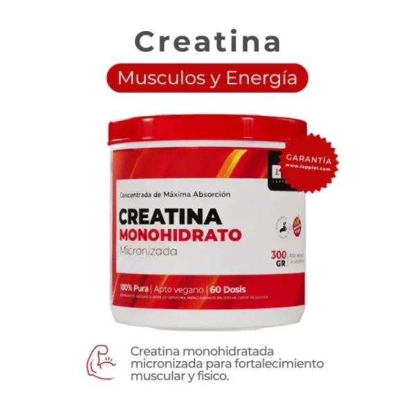 Creatina monohidratada micronizada / Muesculos y Energía